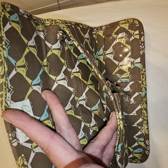 Vera Bradley Sitting In A Tree Women's TriFold Wallet - Picture 5 of 13